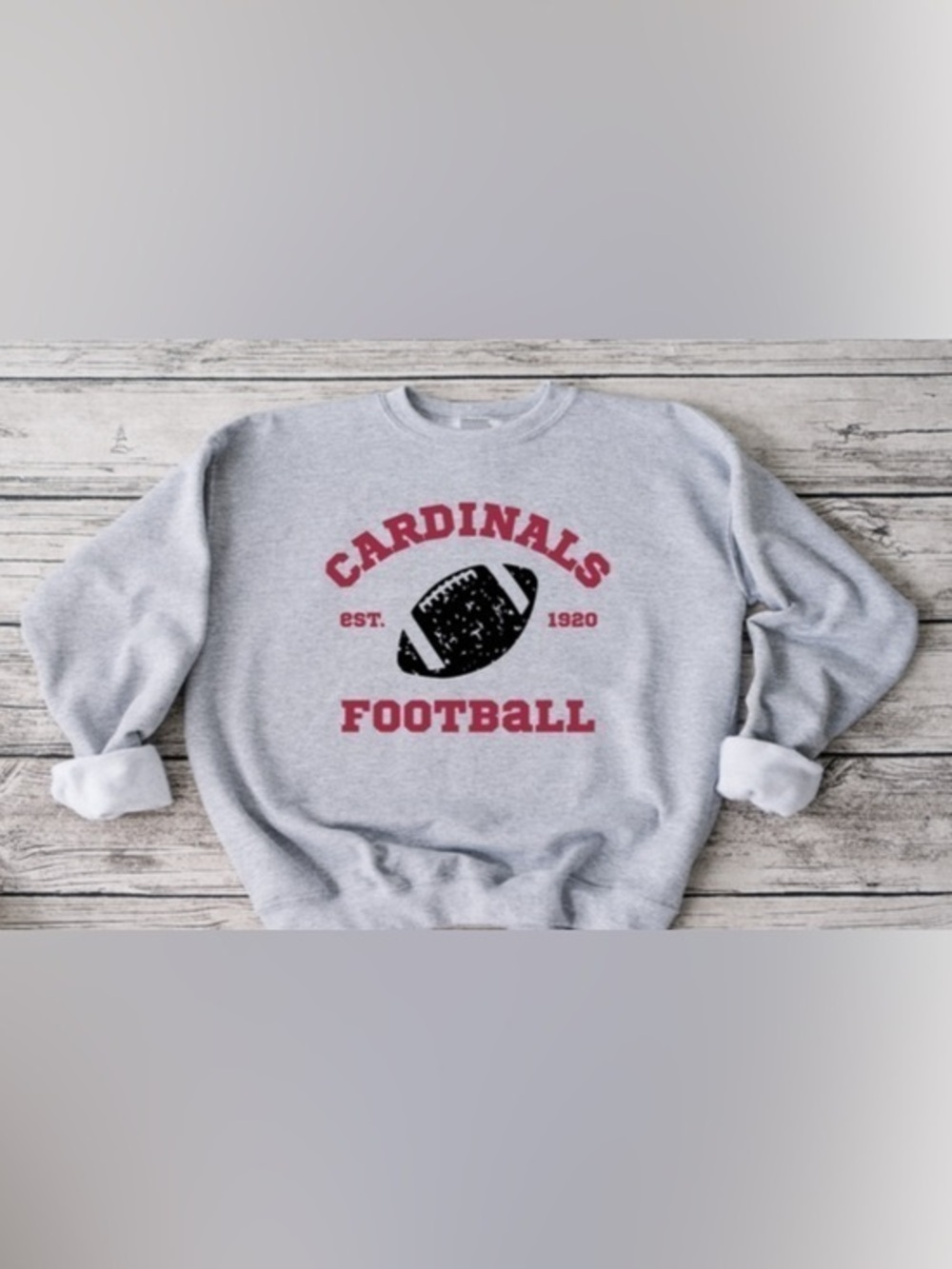 Cardinals Retro Football Crewneck